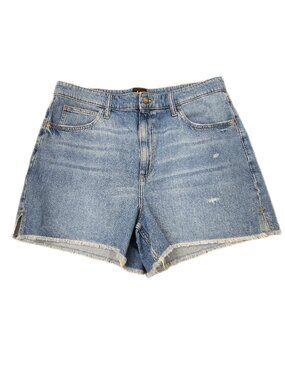 Womens Lee Blue Jean Shorts Size 16 Medium Denim Casual Summer Fashion Fit